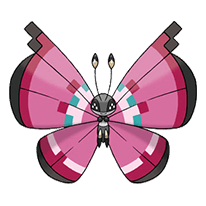 #666 Vivillon Meadow Pattern